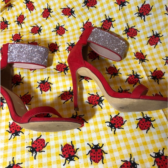 Red Stiletto with Rhinestone by Olivia Ferguson - Picture 2 of 8